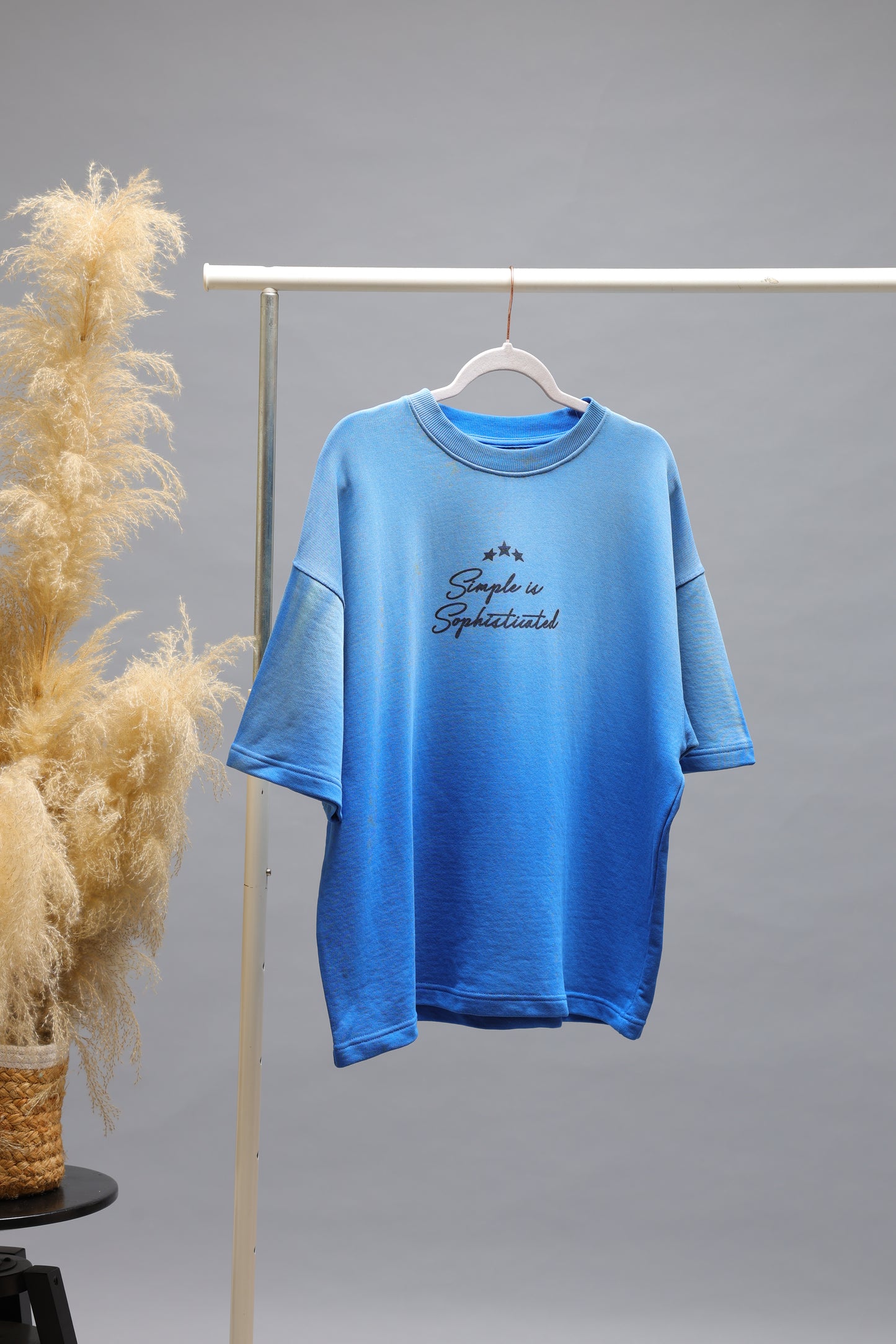 Asphalt Saints Graphic Oversized T-Shirt | Royal Blue