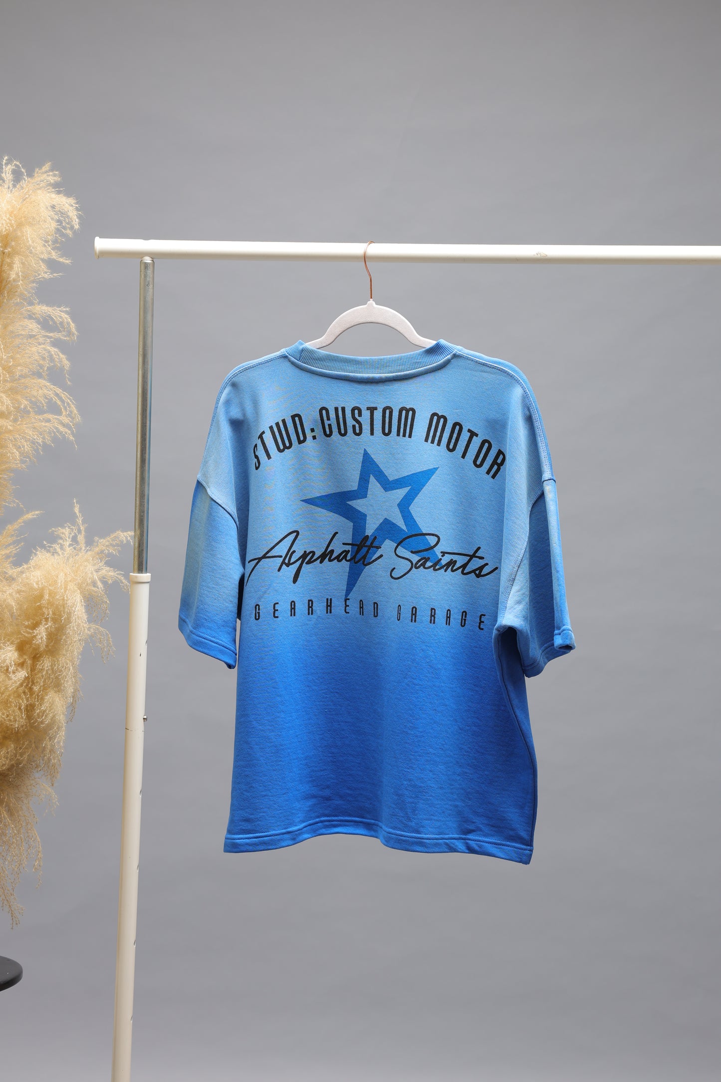 Asphalt Saints Graphic Oversized T-Shirt | Royal Blue