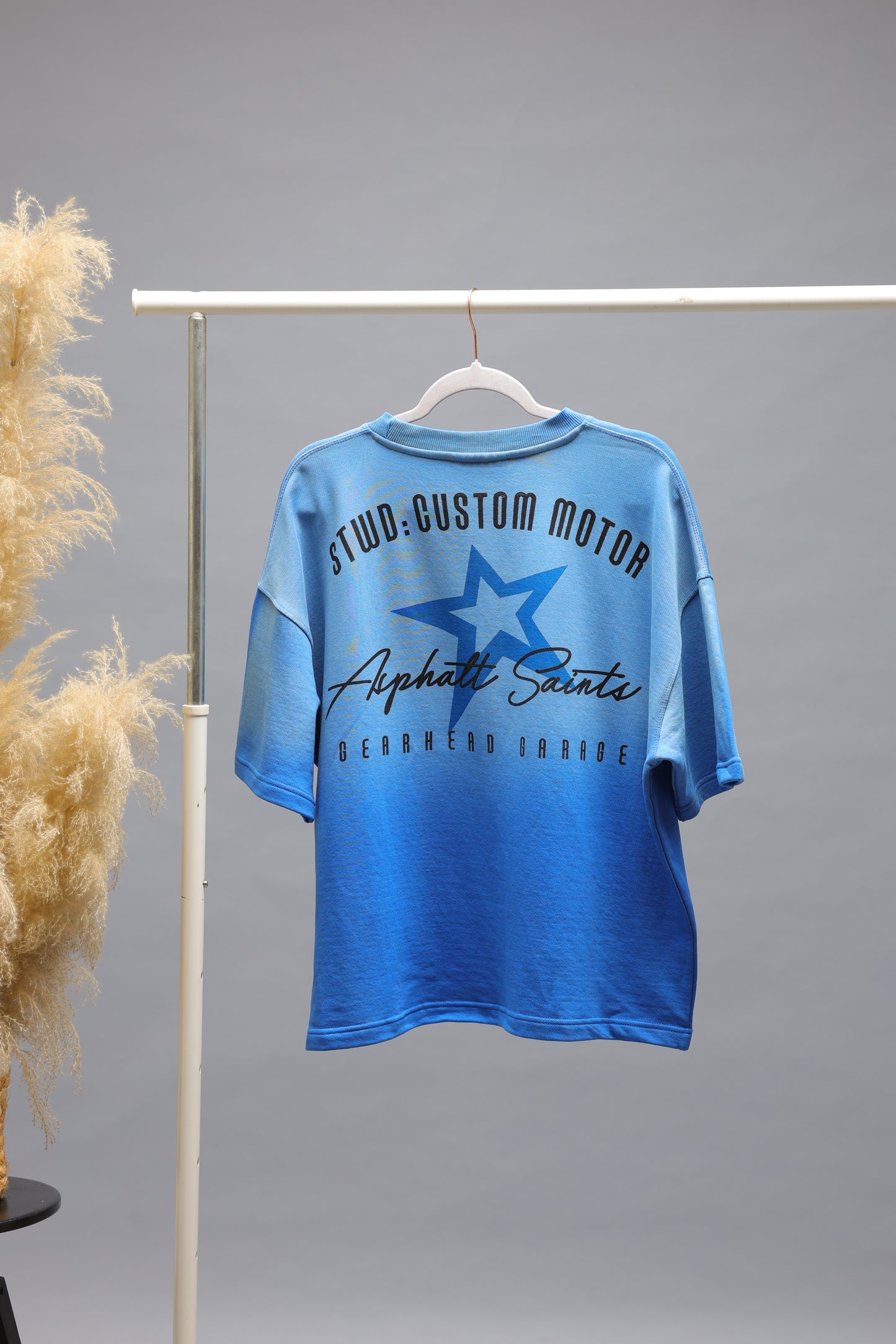Asphalt Saints Graphic Oversized T-Shirt | Royal Blue