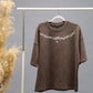 Urban Coordinates Oversized T-Shirt | Chocolate Brown