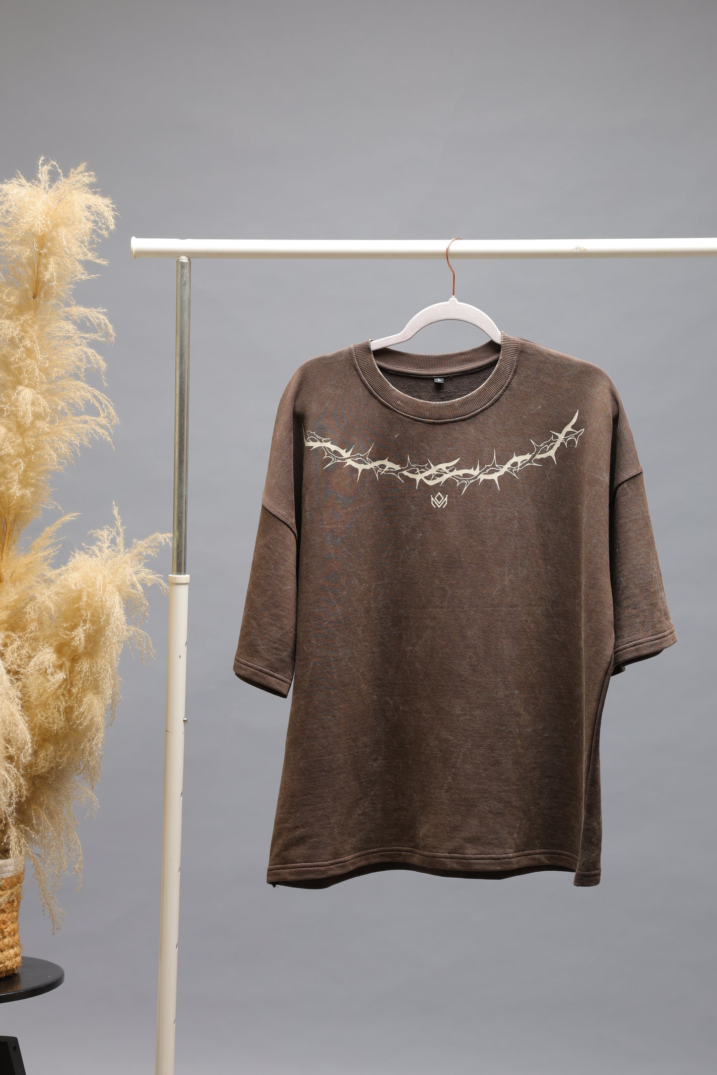 Urban Coordinates Oversized T-Shirt | Chocolate Brown