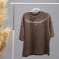 Urban Coordinates Oversized T-Shirt | Chocolate Brown
