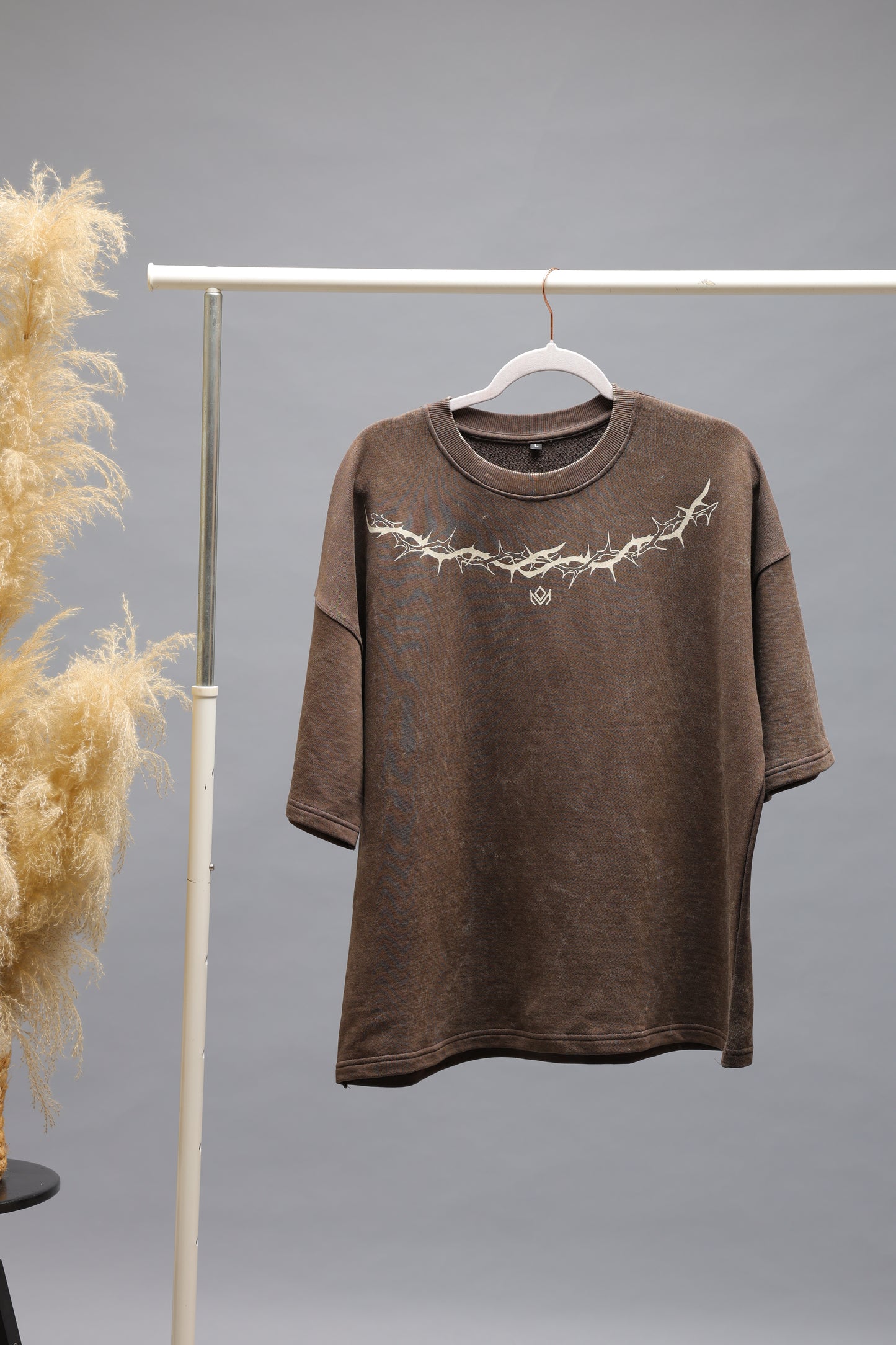 Urban Coordinates Oversized T-Shirt | Chocolate Brown
