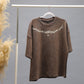 Urban Coordinates Oversized T-Shirt | Chocolate Brown