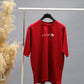 Dream Big Graphic Oversized T-Shirt | Red