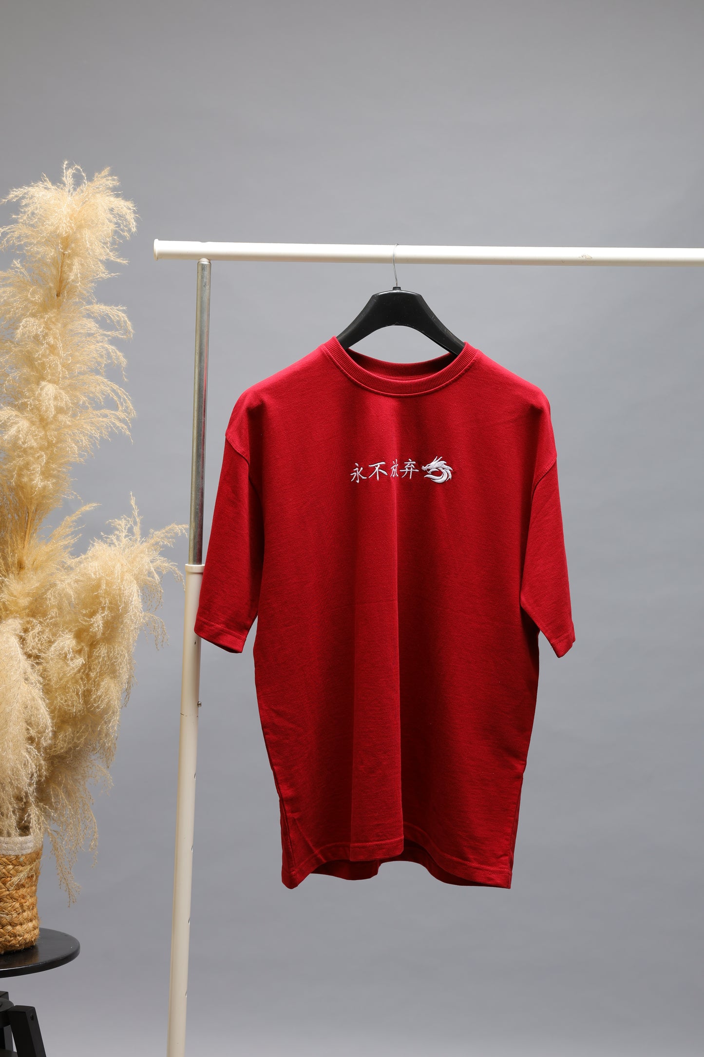 Dream Big Graphic Oversized T-Shirt | Red
