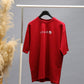 Dream Big Graphic Oversized T-Shirt | Red