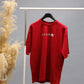 Dream Big Graphic Oversized T-Shirt | Red