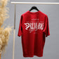 Dream Big Graphic Oversized T-Shirt | Red