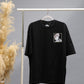 Realistic Graphic Oversized T-Shirt | Black