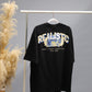 Realistic Graphic Oversized T-Shirt | Black