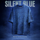 Vintage Wash Textured Oversized T-Shirt | Blue