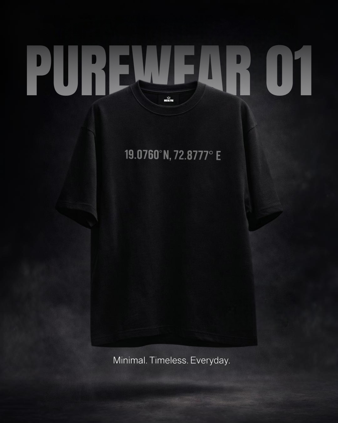 Urban Coordinates Oversized T-Shirt | Black