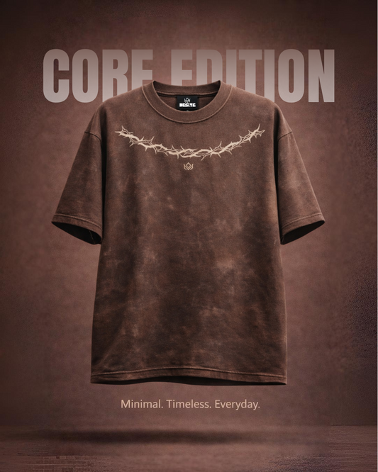 Urban Coordinates Oversized T-Shirt | Chocolate Brown