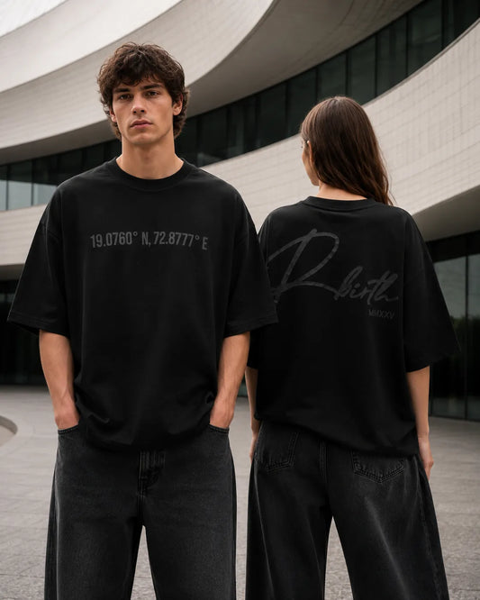 Urban Coordinates Oversized T-Shirt | Black