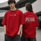 Dream Big Graphic Oversized T-Shirt | Red