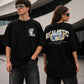 Realistic Graphic Oversized T-Shirt | Black