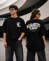 Realistic Graphic Oversized T-Shirt | Black