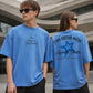 Asphalt Saints Graphic Oversized T-Shirt | Royal Blue